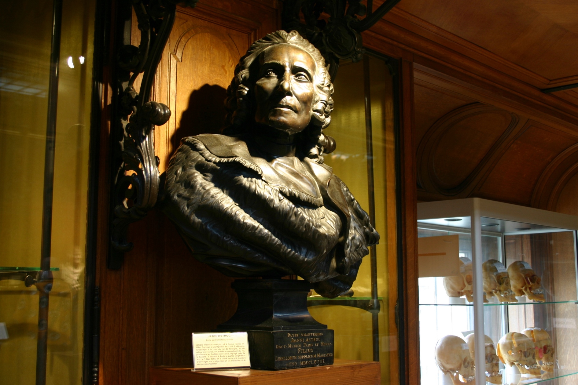Jean Astruc's bust, Musée d'Histoire de la Médecine, Paris - 02.JPG
